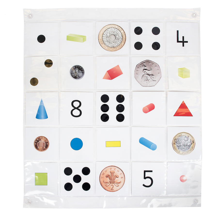 bee-bot/blue-bot transparent pocket mat