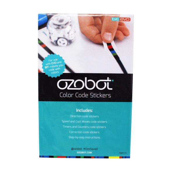ozobot colour code sticker pack