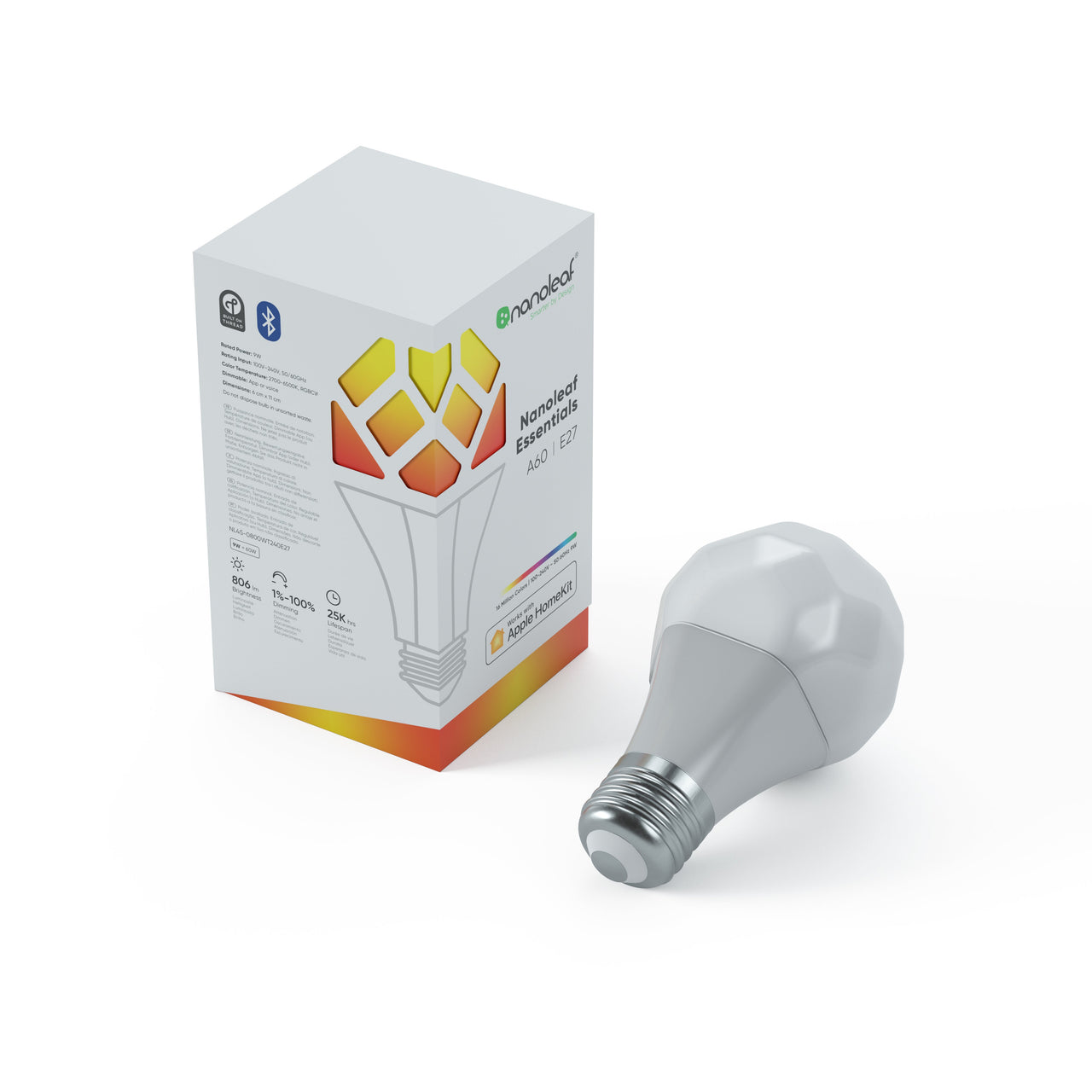 nanoleaf essentials smart bulb a60 | e27