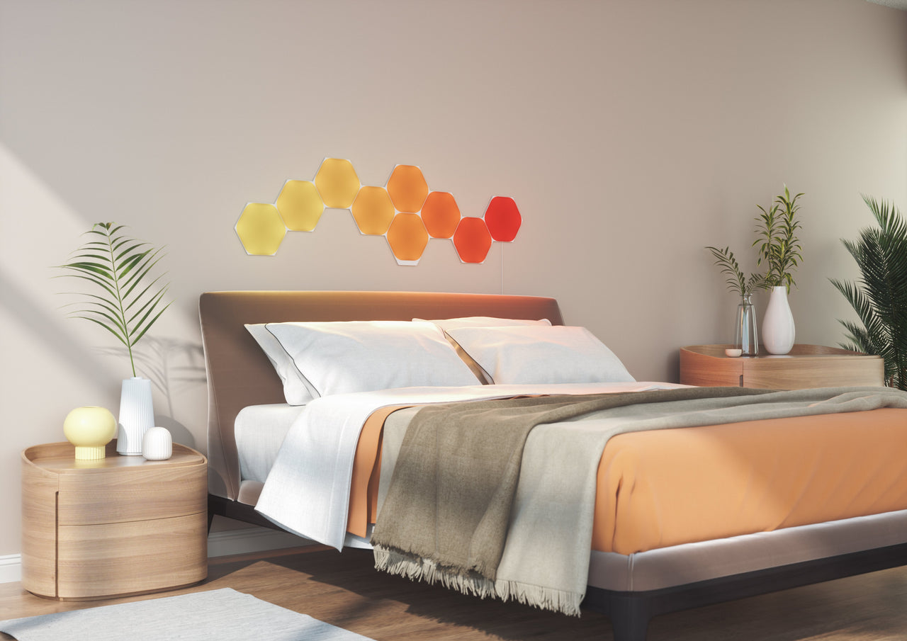 nanoleaf shapes - hexagons starter kit (5 panels)