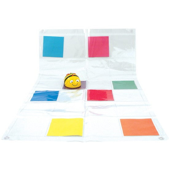 bee-bot/blue-bot transparent pocket mat