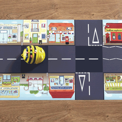 bee-bot/blue-bot busy street mat