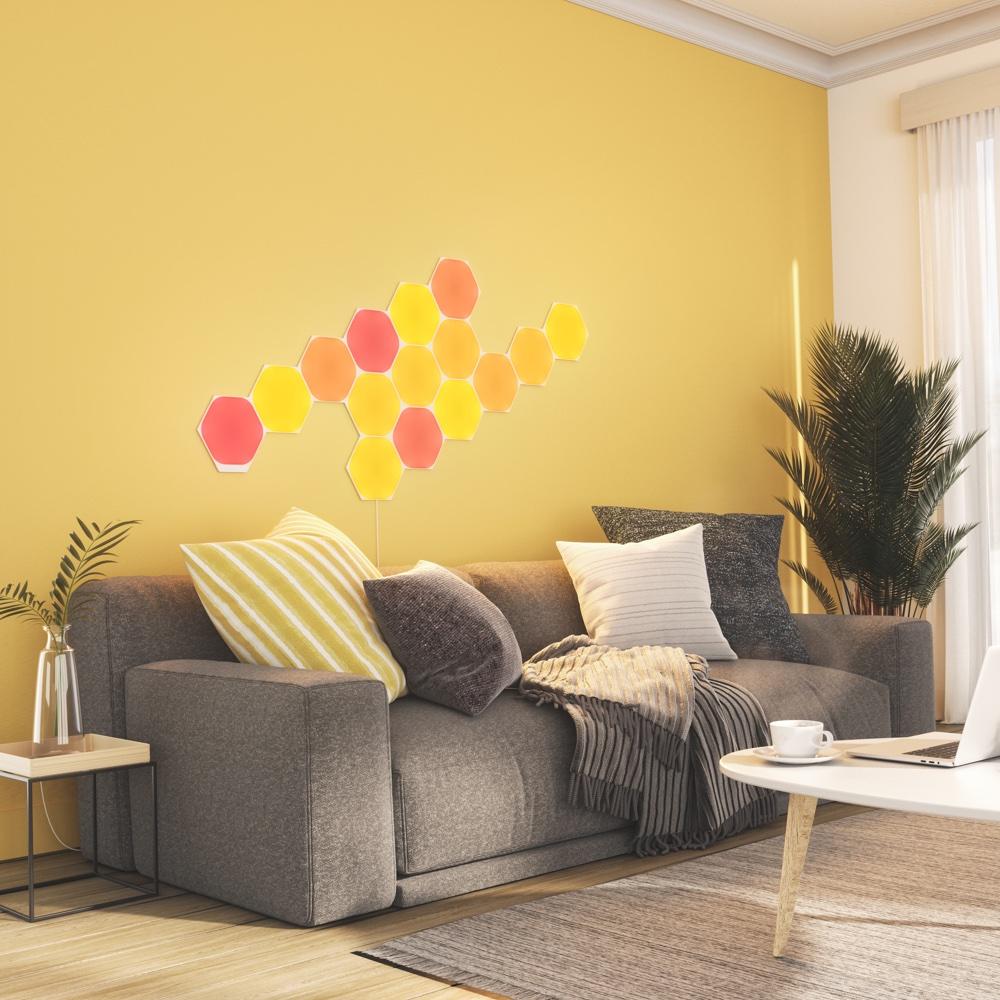 nanoleaf shapes - hexagons expansion pack (3 panels)