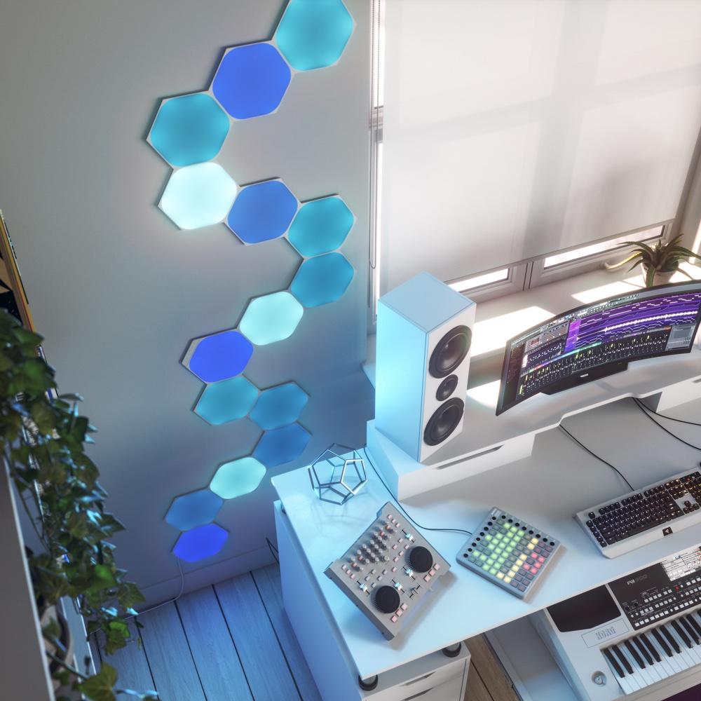 nanoleaf shapes - hexagons expansion pack (3 panels)