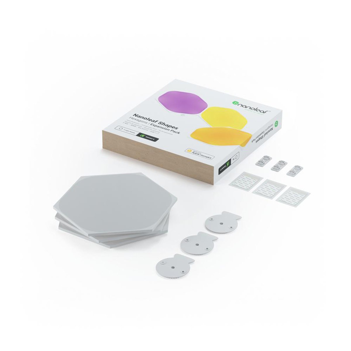 nanoleaf shapes - hexagons expansion pack (3 panels)