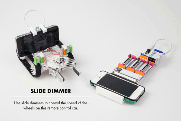littlebits slide dimmer