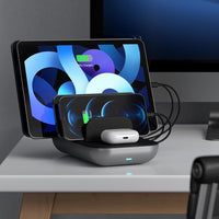 Thumbnail for satechi dock5 multi-device charging station with wireless charging