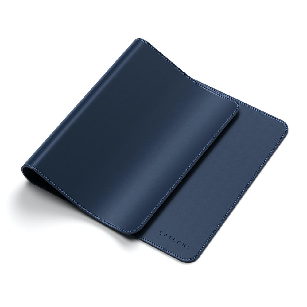 satechi eco leather deskmate blue