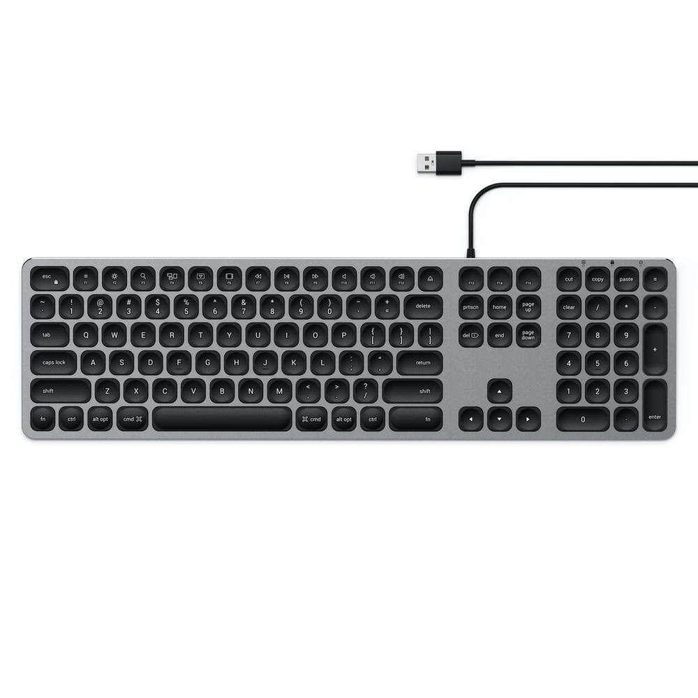 satechi aluminium wired usb keyboard