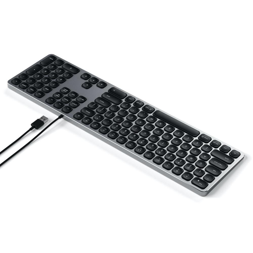 satechi aluminium wired usb keyboard