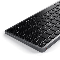 Thumbnail for satechi slim x1 bluetooth backlit keyboard (space grey)
