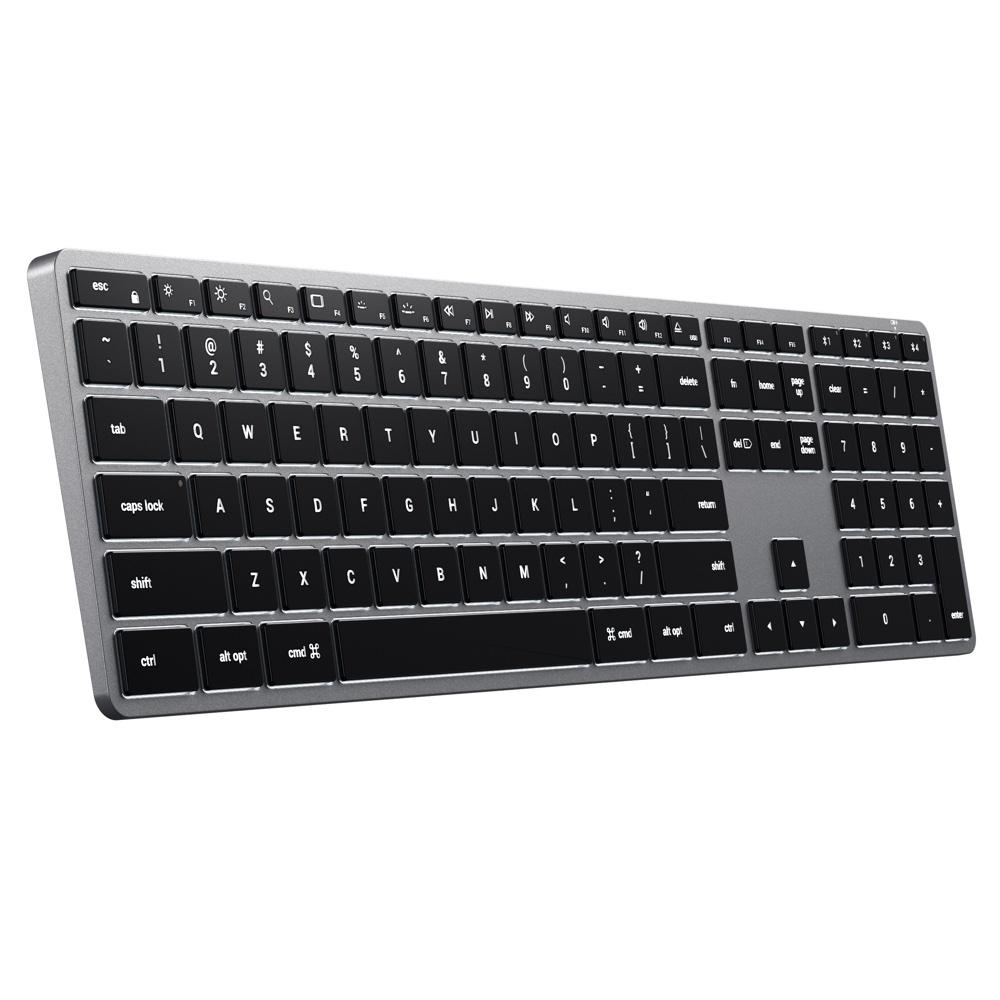 satechi slim x3 bluetooth backlit keyboard (space grey)