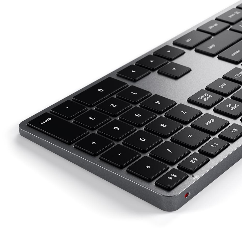 satechi slim x3 bluetooth backlit keyboard (space grey)