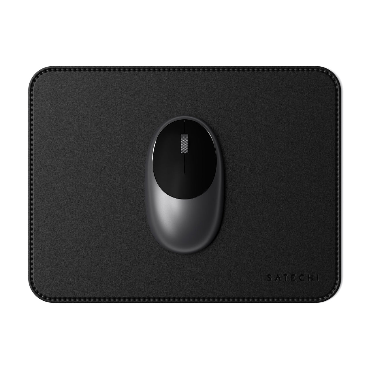 satechi eco leather mouse pad black