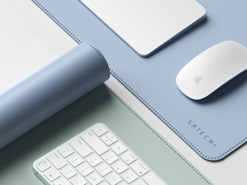 satechi dual sided eco-leather deskmate