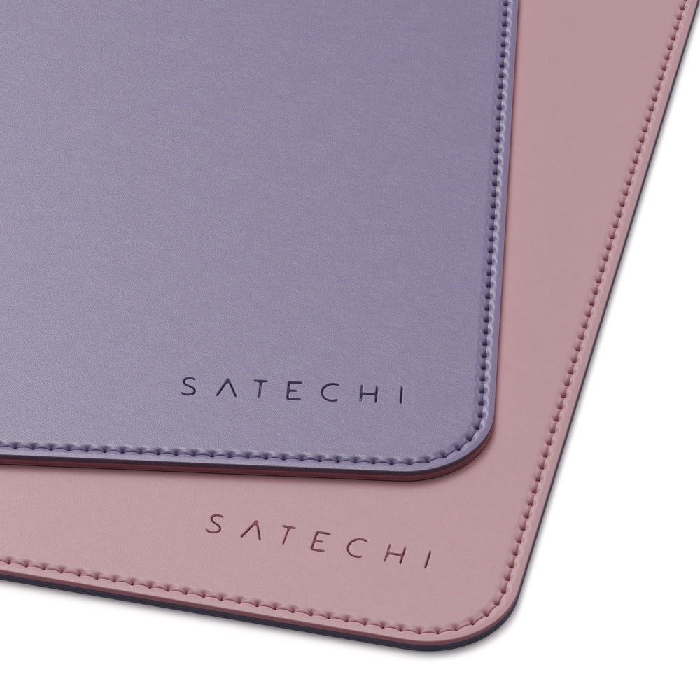 satechi dual sided eco-leather deskmate