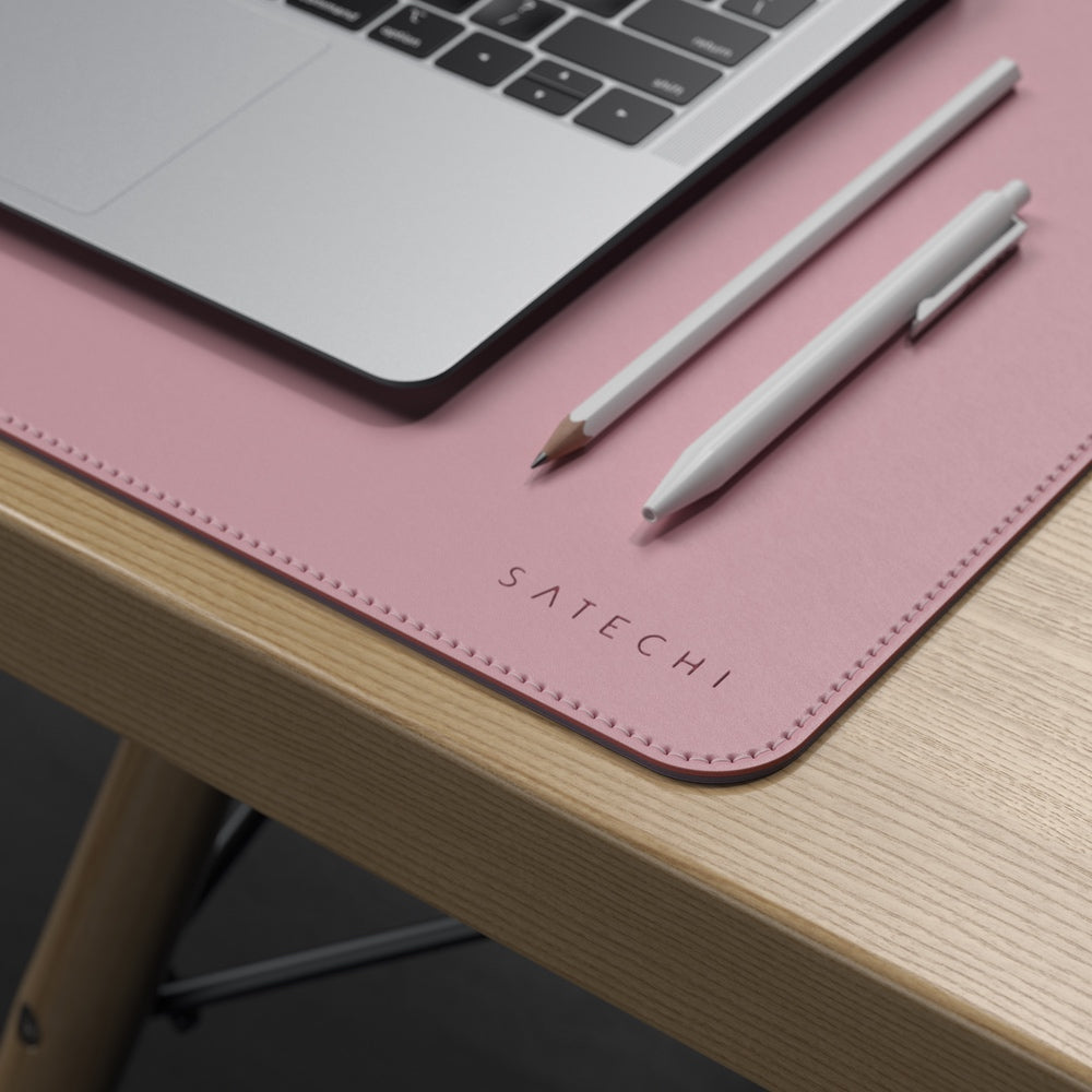 satechi dual sided eco-leather deskmate