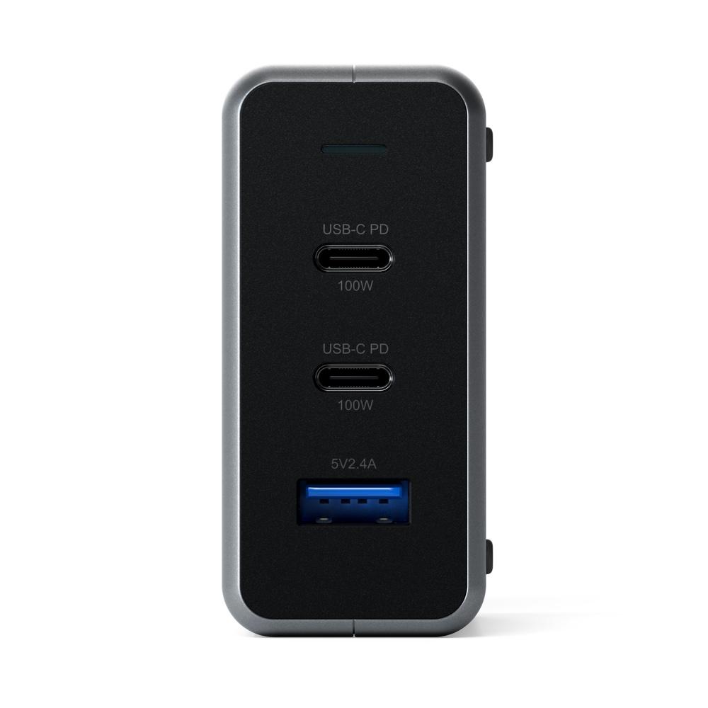 satechi 100w usb-c pd gan compact charger