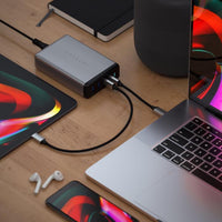 Thumbnail for satechi 108w pro type-c pd desktop charger (space grey)