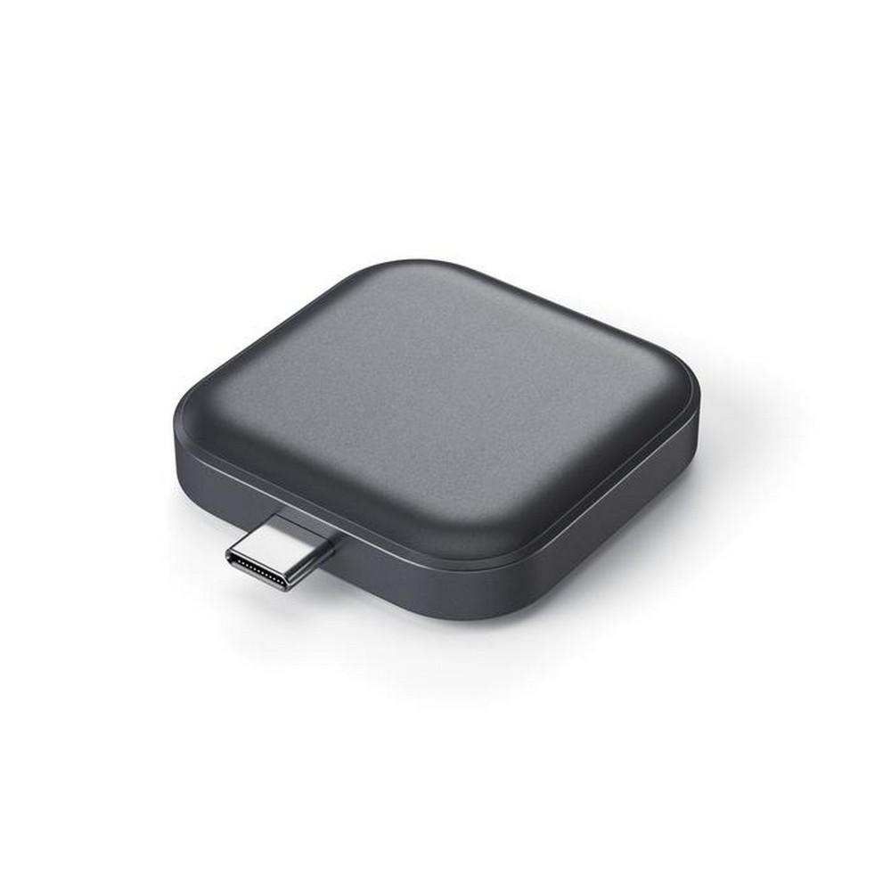 satechi usb-c magnetic charging dock for apple watch (space grey)