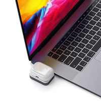 Thumbnail for satechi usb-c wireless charging dock for airpods (space grey)