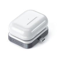 Thumbnail for satechi usb-c wireless charging dock for airpods (space grey)