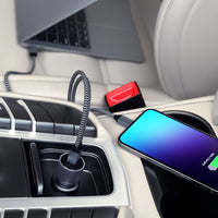 Thumbnail for satechi 40w dual usb-c pd car charger (space grey)