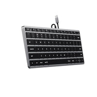 Thumbnail for satechi slim w1 wired backlit keyboard (space grey)
