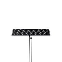 Thumbnail for satechi slim w1 wired backlit keyboard (space grey)