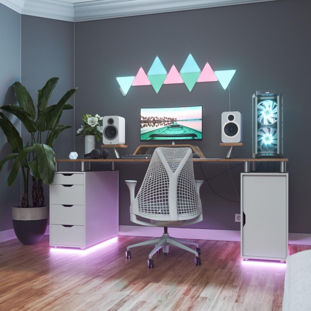 nanoleaf shapes - triangles starter kit (9 panels)