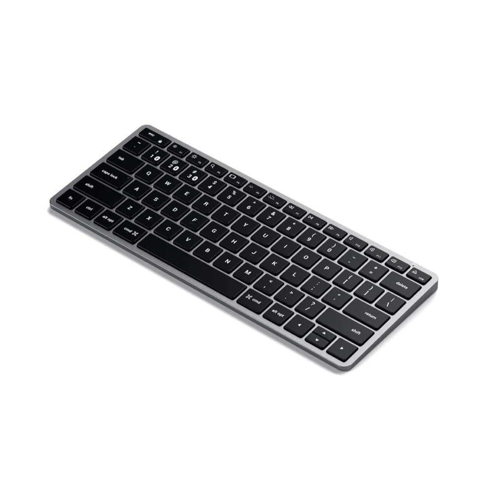 satechi slim x1 bluetooth backlit keyboard (space grey)