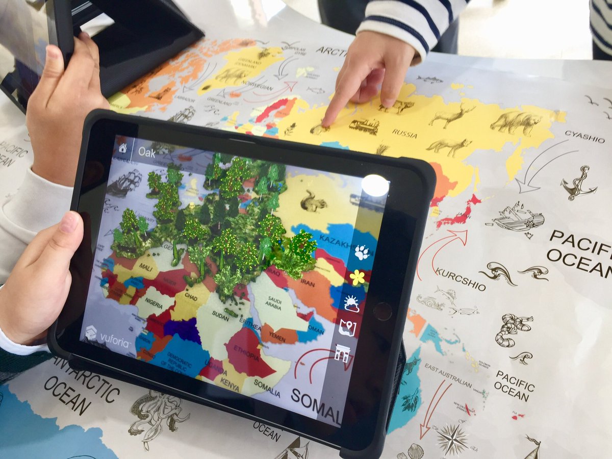 Using augmented reality, or AR, technology enables children to interact with books and stories in a new digital dimension.