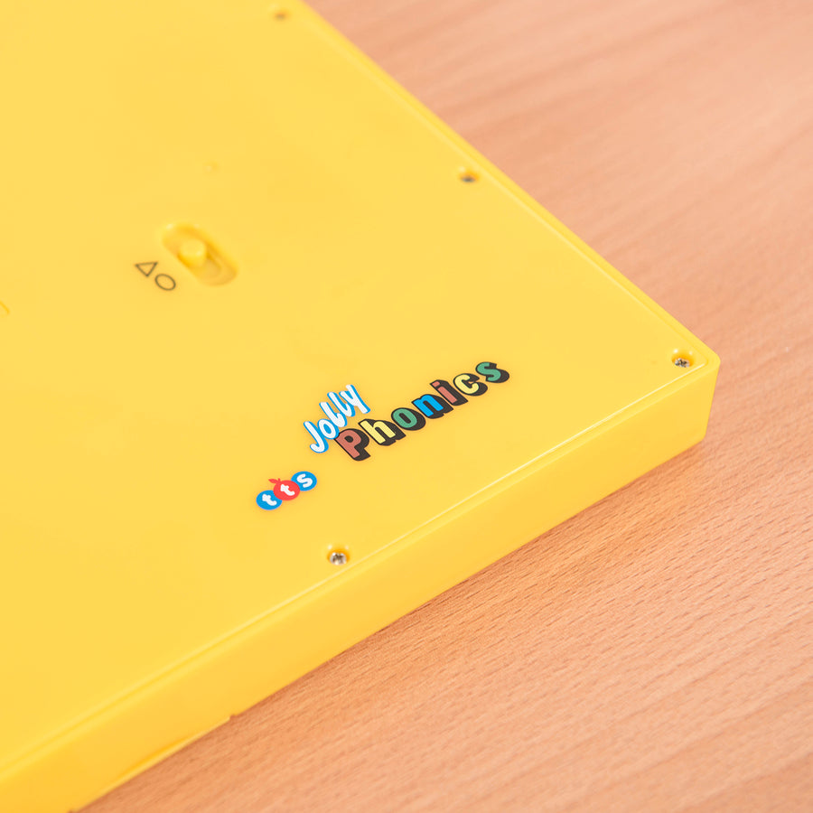 Jolly Phonics Chatter Board in a classroom setting, illustrating educational use.