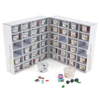 Stack of 44 Sound and Spelling Phonics Tubs ready for learning