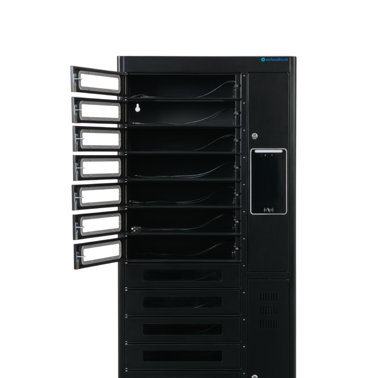 SchoolTech Smart Locker 15 — 15-Bay USB-C Charging & Storage