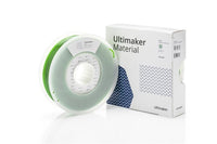 UltiMaker PETG filament 750g spool in green translucent