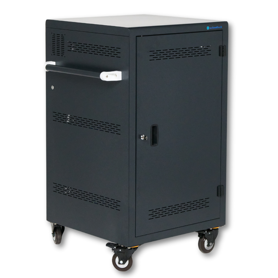 SchoolTech 30 USB-C Charging Trolley — iPads, Chromebooks & Laptops
