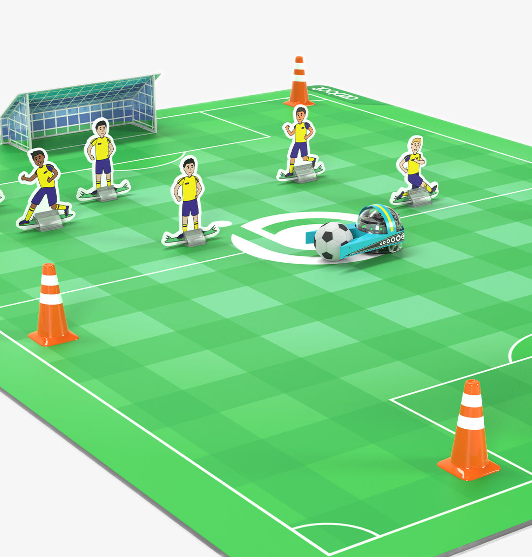 Ozobot Challenge Mat: Ultimate Soccer - Full Kit Display