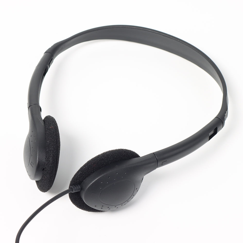 SchoolTech Over-Ear Headphones — 3.5mm, Bulk Pack of 50 or 100