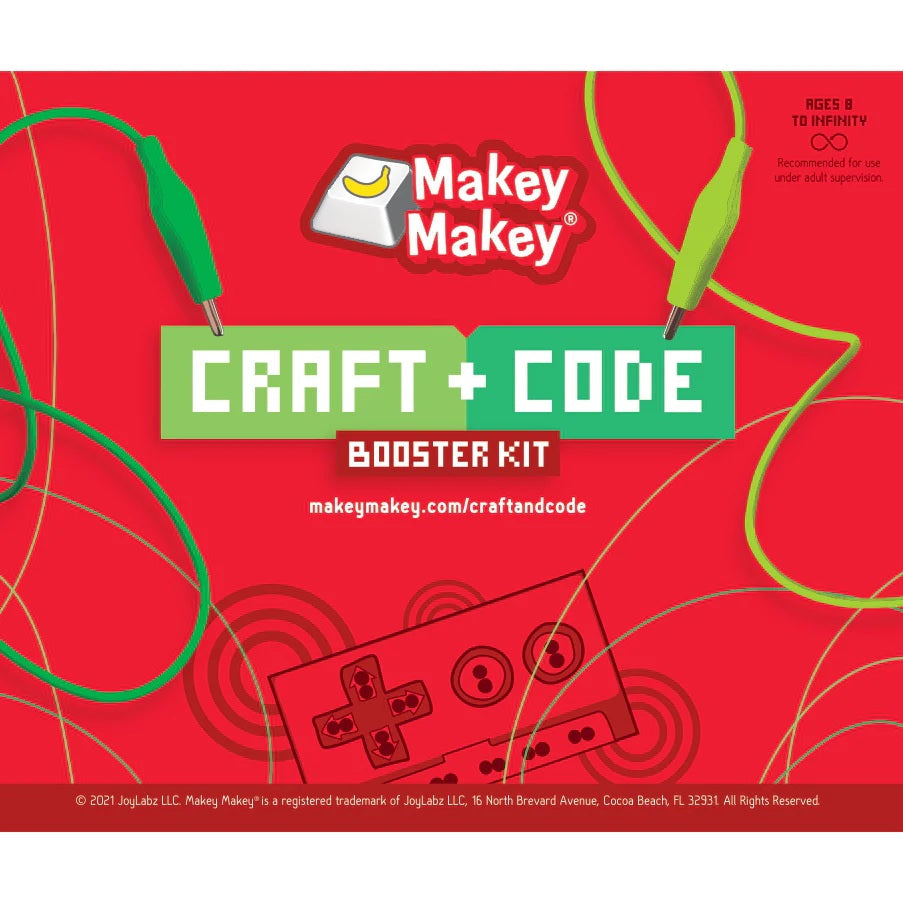 Packaged Makey Makey Craft + Code Booster Kit ready for shipping