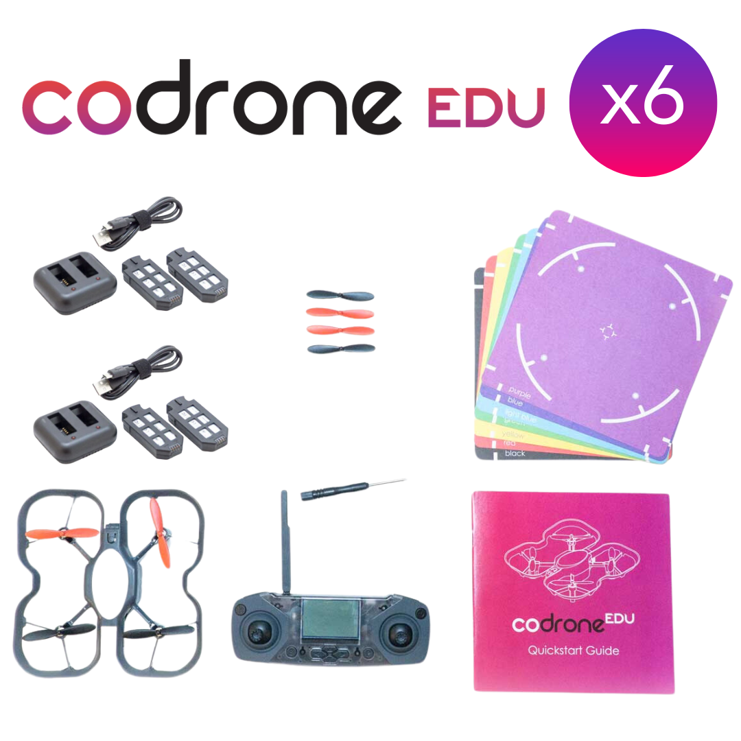 CoDrone EDU Mini Classroom Pack (Set of 6)