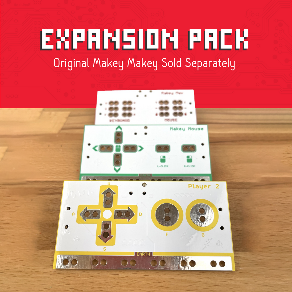 "Makey Makey Backpack Bundle Box and Contents" - Showcase of the full Makey Makey Backpack Bundle, including all boards and accessories.