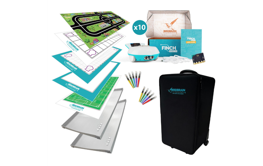 Finch Robot Classroom Solution — 10 Robots