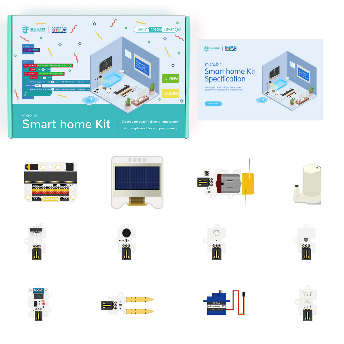 micro:bit Smart Home Kit — ElecFreaks STEM