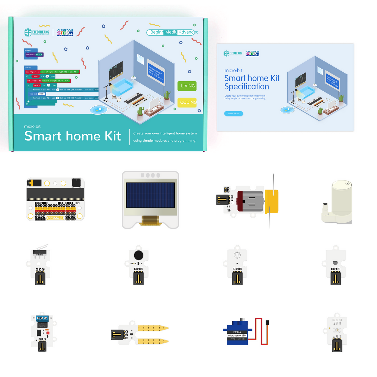 micro:bit Smart Home Kit — ElecFreaks STEM