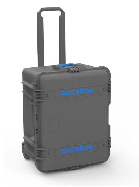 LapCabby GoCabby VR charging case for four VR headsets and controllers