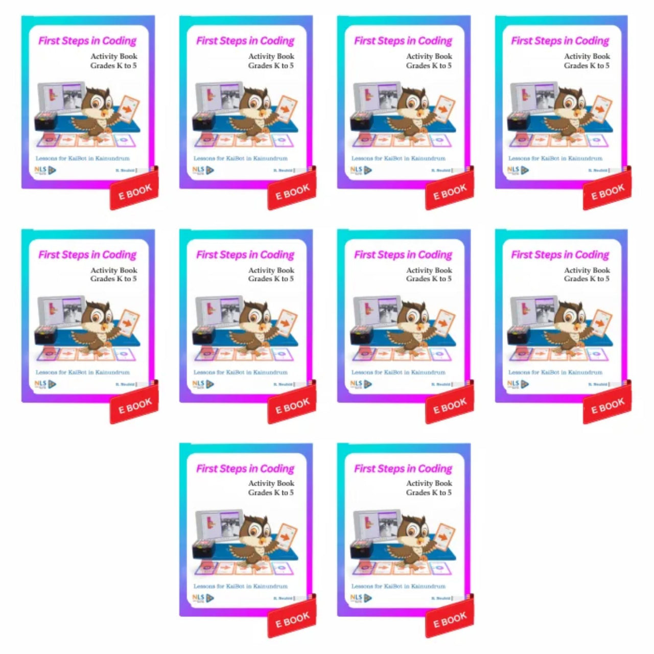 KaiBot First Steps in Coding — 10 eBooks