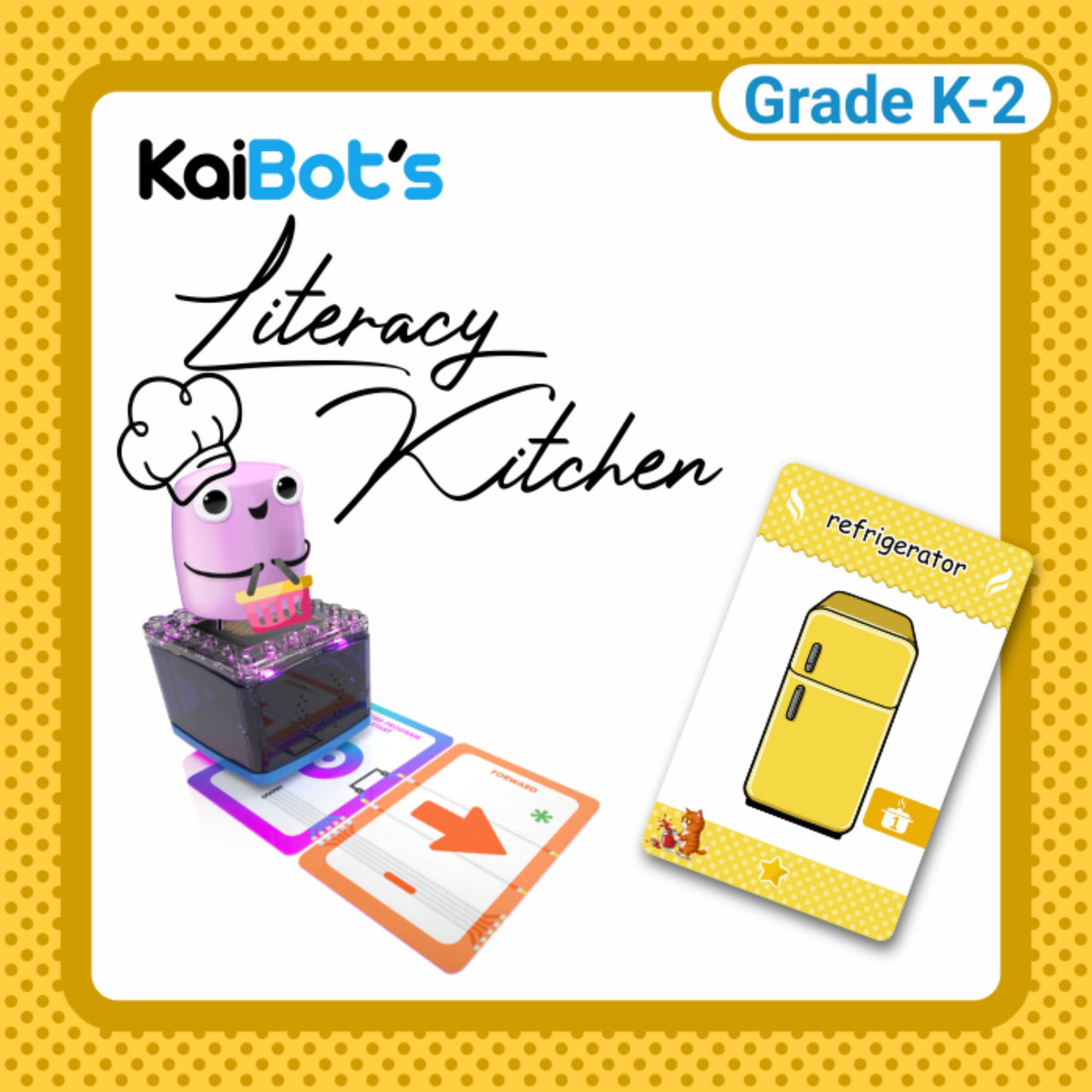 KaiBot Literacy Kitchen — Grades K–3