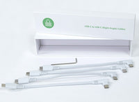 PC Locs USB-C to USB-C right-angle cables, set of four, for the BOLT 12 station