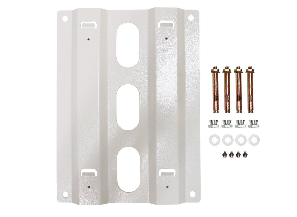 PC Locs wall mounting kit for the Putnam 8 charging station